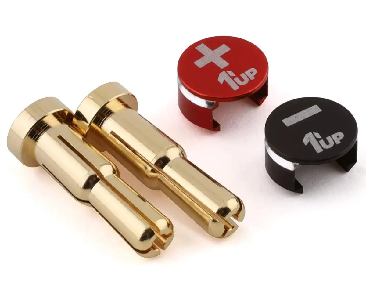 Lowpro Bullet Plug Grips W/4-5Mm Bullets (Black/Red) 1