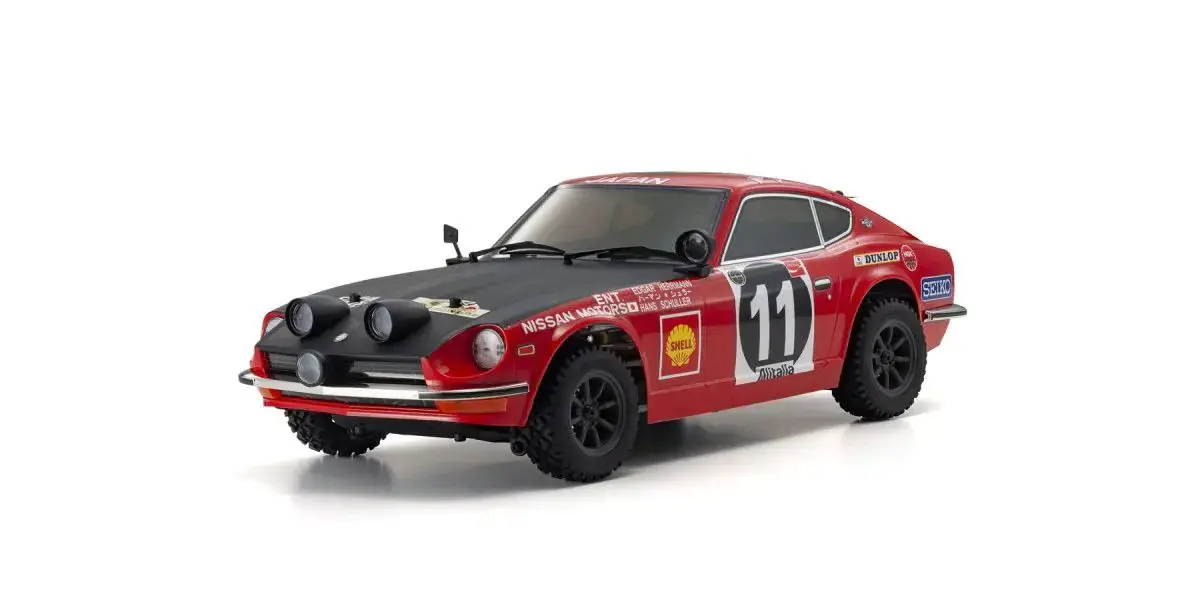 1:10 Scale Radio Controlled Electric Powered 4Wd Fazer Mk2 Fz02-R Series Readyset 1971 Datsun 240Z Rally 1