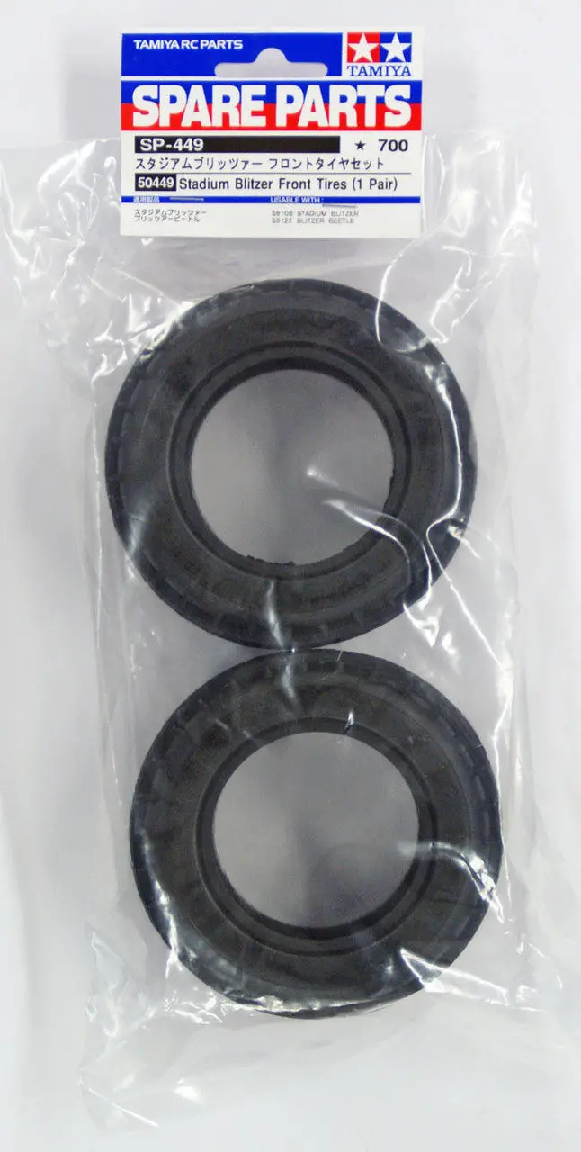 Tamiya 50449 (Sp449) Stadium Blitzer F. Tires - (1Pr) 1