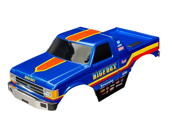 Body, Bigfoot® No. 8, Officially Licensed Replica, Complete (Painted, Decals Applied) (Assembled With Body Support For Clipless Mounting) 1