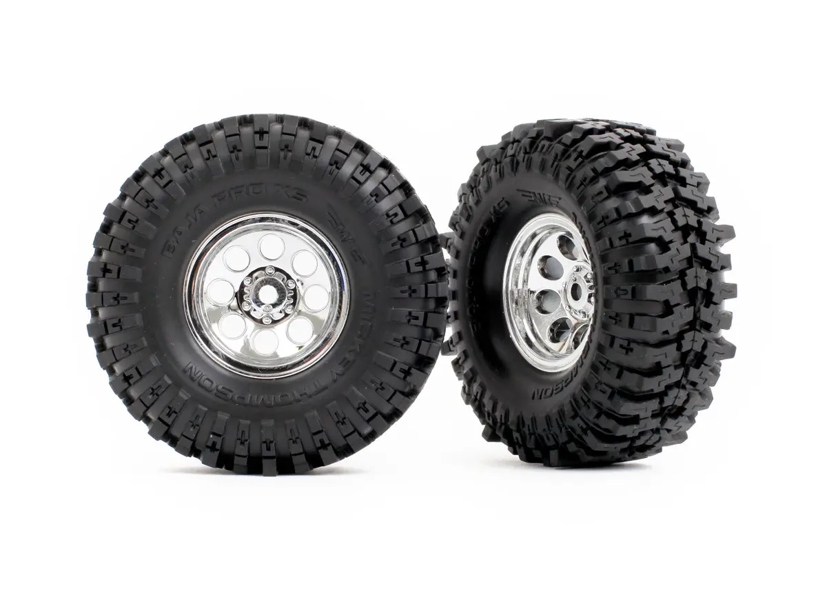 Trx4m T&W Chrm Whl 2.4 Mt Tire 1