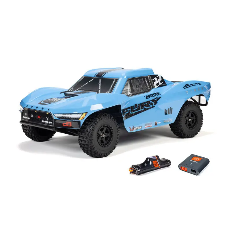 1/10 Fury Mega 550 2Wd Short Course Truck Rtr With Battery & Charger 2