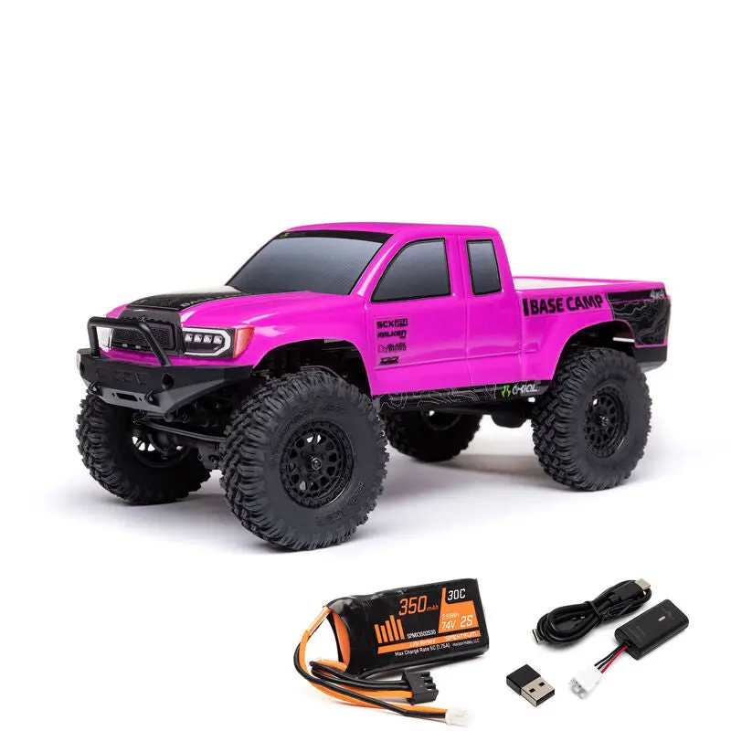 1/24 Scx24 Base Camp 4X4 Rtr Brushed Rock Crawler (Battery & Charger Included) 3