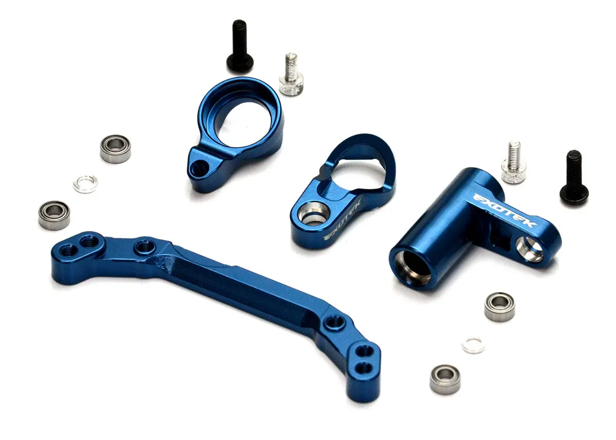 Associated Mt10 / Pro4 Sc10 Hd Steering Set, 7075 With Bearings 1