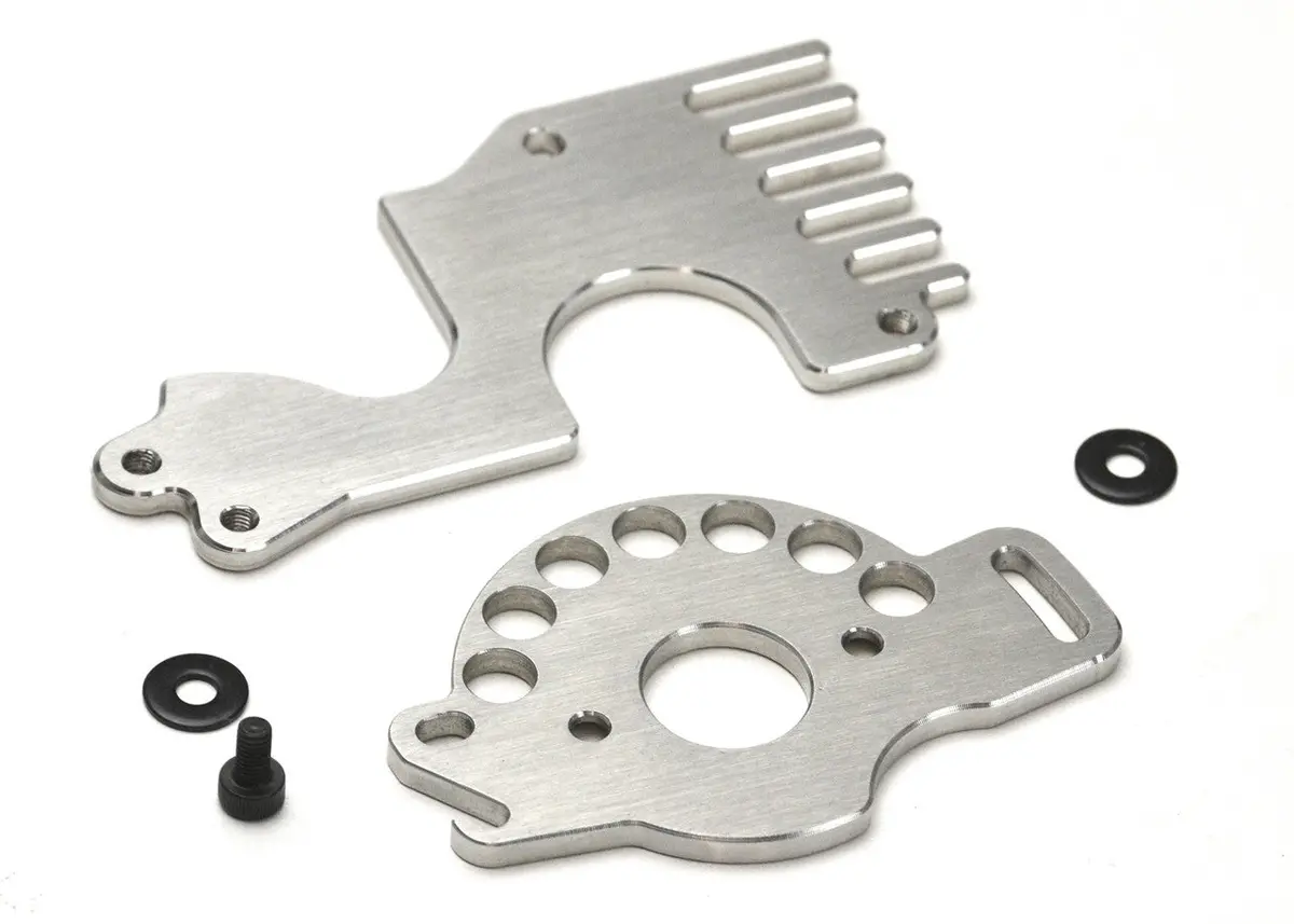 Associated Mt10 / Pro4 Sc10 Hd Motor Cooling Plate Set, Stainless Steel 1