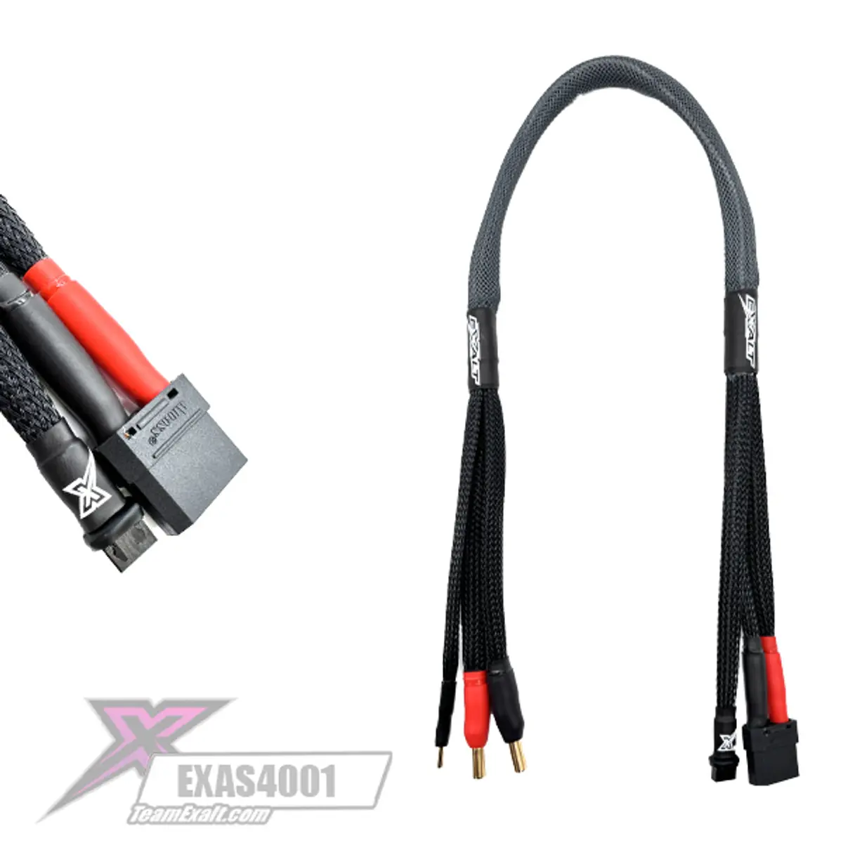 Exalt 2S Specialized Procharge Cable (Xt90) (Junsi Icharger 456 & 458Duo) W/5Mm Bullet Connector (Exas4001) 1