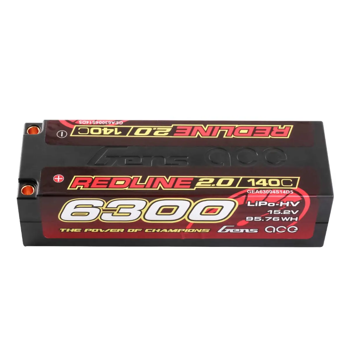 7.6V 6300Mah 4S 140C Hardcase Lihv Battery: 5Mm Tubes 1