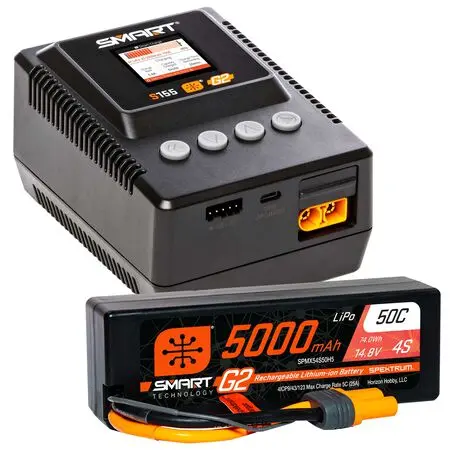 4S Surface Bundle: G2 5000Mah 4S Lipo Ic5 & S155 Charger Eu 1
