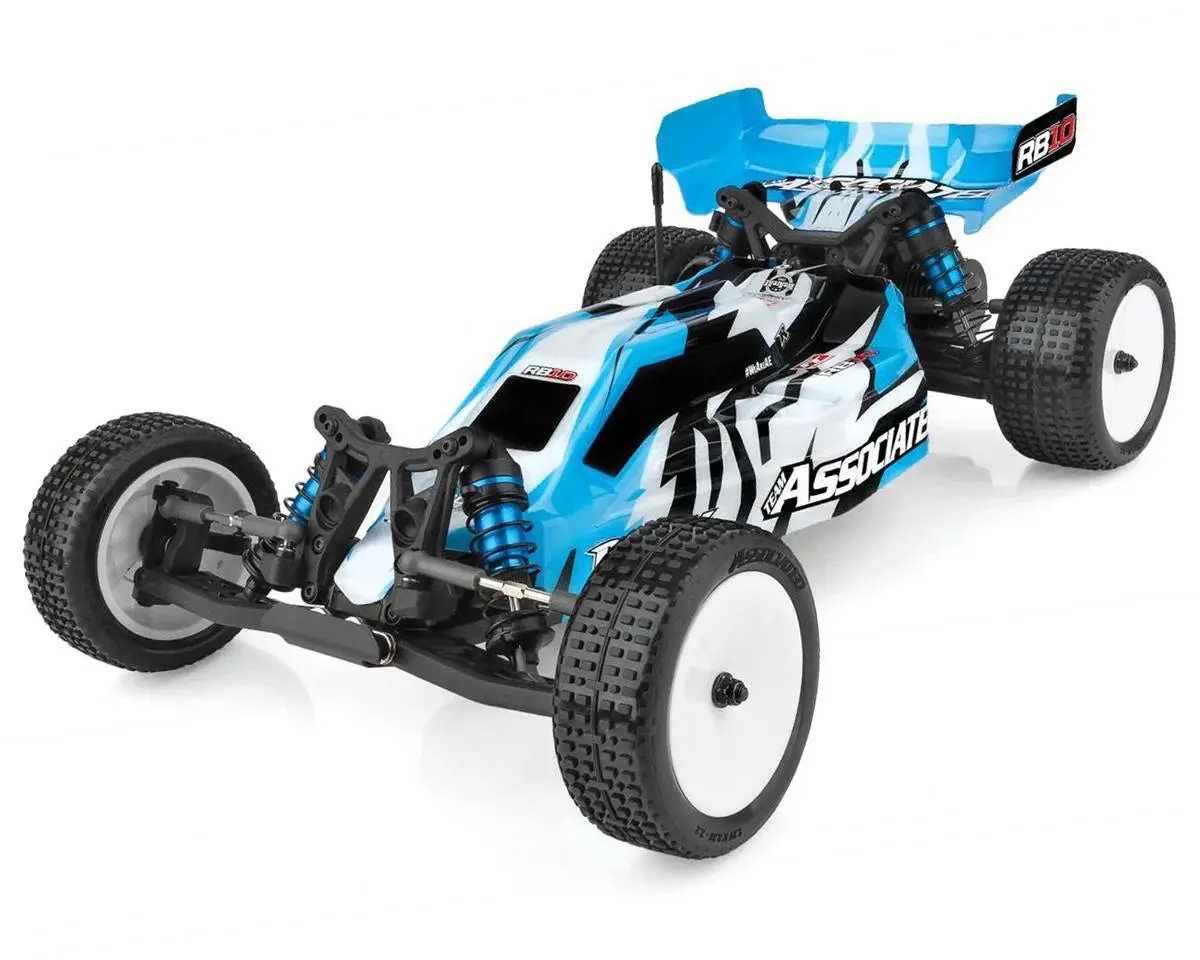 Rb10 Rtr 1/10 Electric 2Wd Brushless Buggy (Blue) W/2.4Ghz Radio & Dvc 1