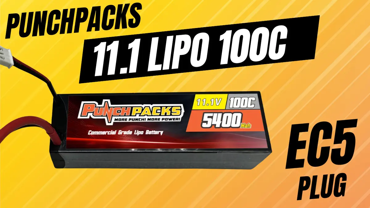 Punchpacks 5400Mah 11.1V Ec5 100C 3S 1