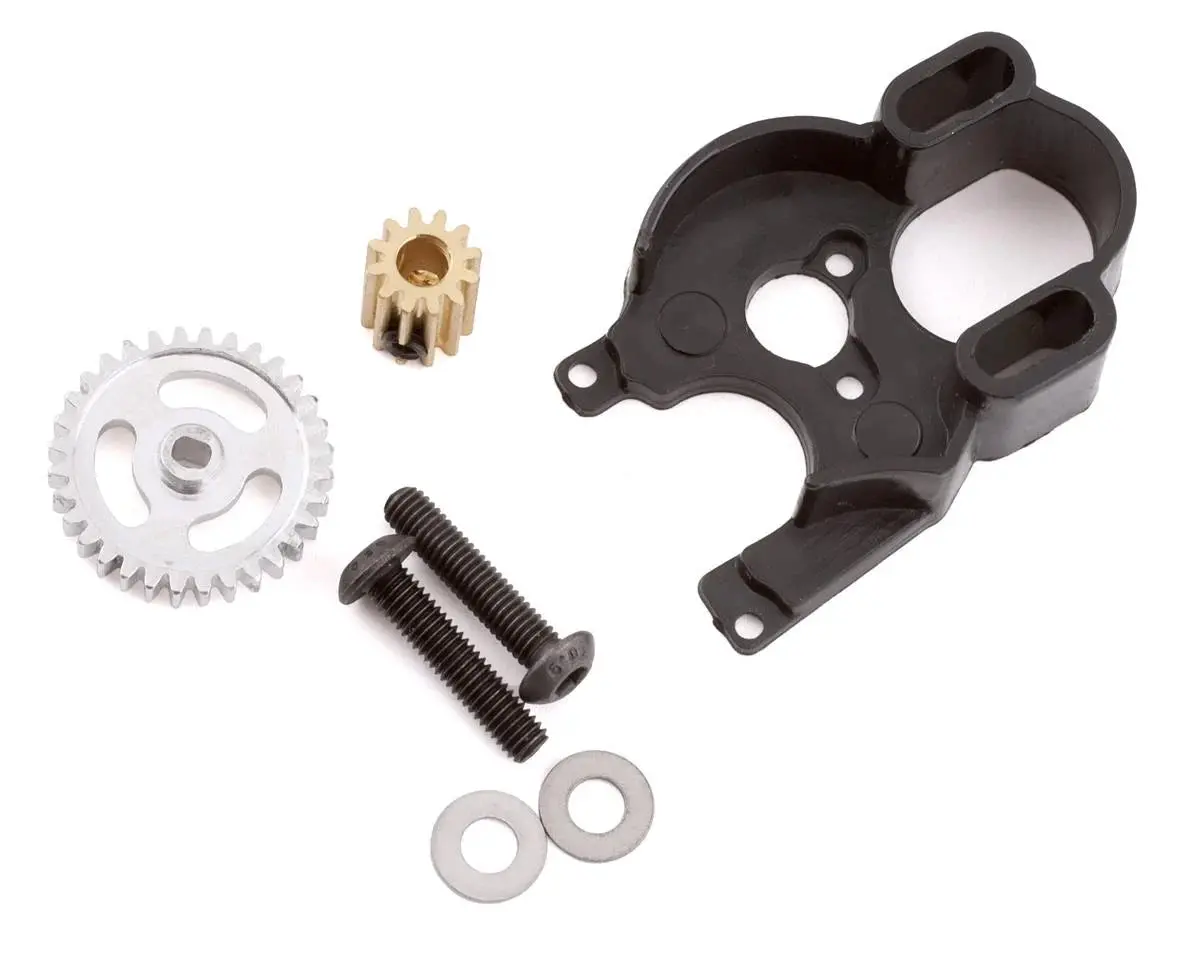 Scx24 Brushless Gearing Conversion Set 2 (Spur, Pinion Gear, & Motor Mount) 1
