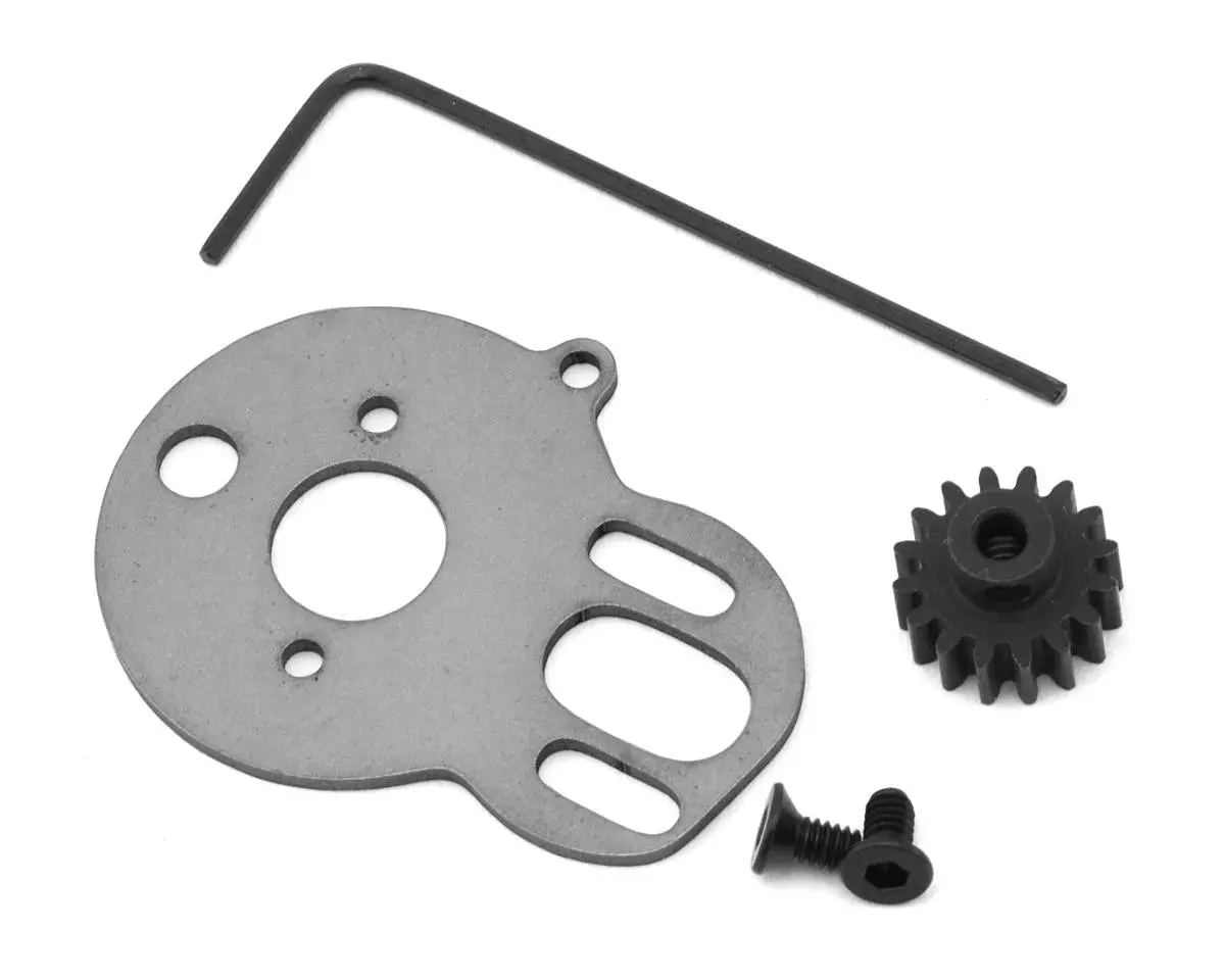 Furitek Micro-B Cnc Steel 16T Pinion Gear & Motor Mount 1