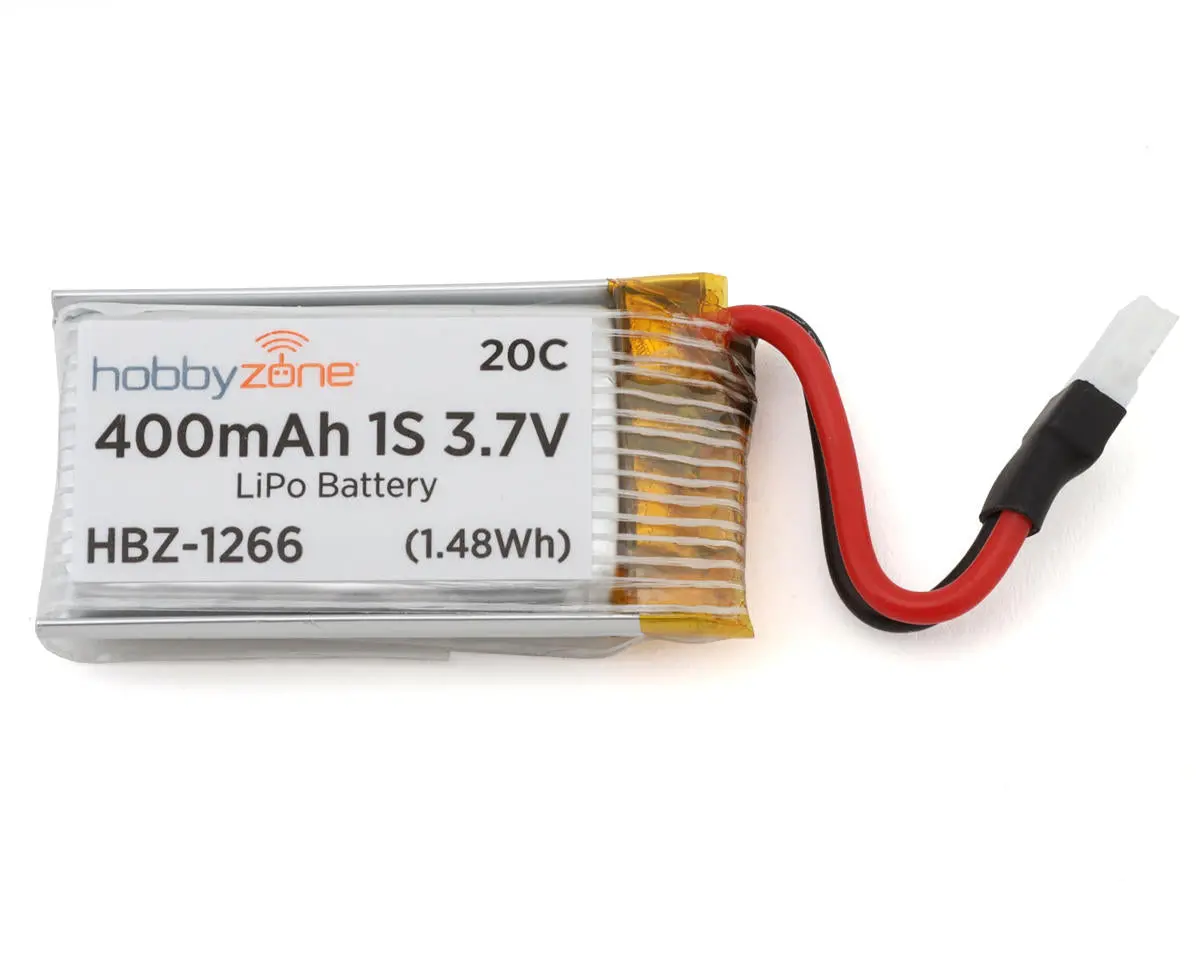 1S Lipo Battery (3.7V/400Mah) W/Molex 51005 Connector 1