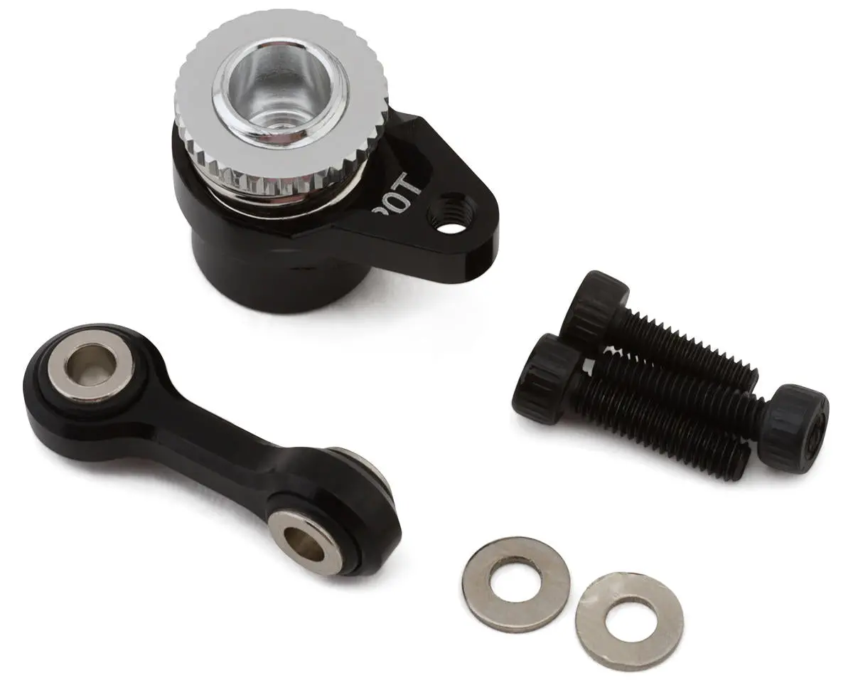Hot Racing Arrma Grom Aluminum Servo Saver Set (Black) (20T) 1