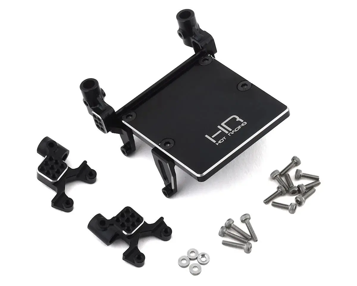 Axial Scx24 Aluminum Front & Rear Adjustable Shock Towers (Black) 1