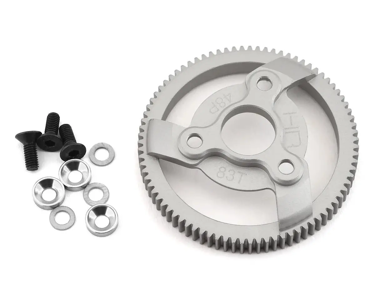 48P Hard Anodized Aluminum Spur Gear For Traxxas 2Wd (83T) 1
