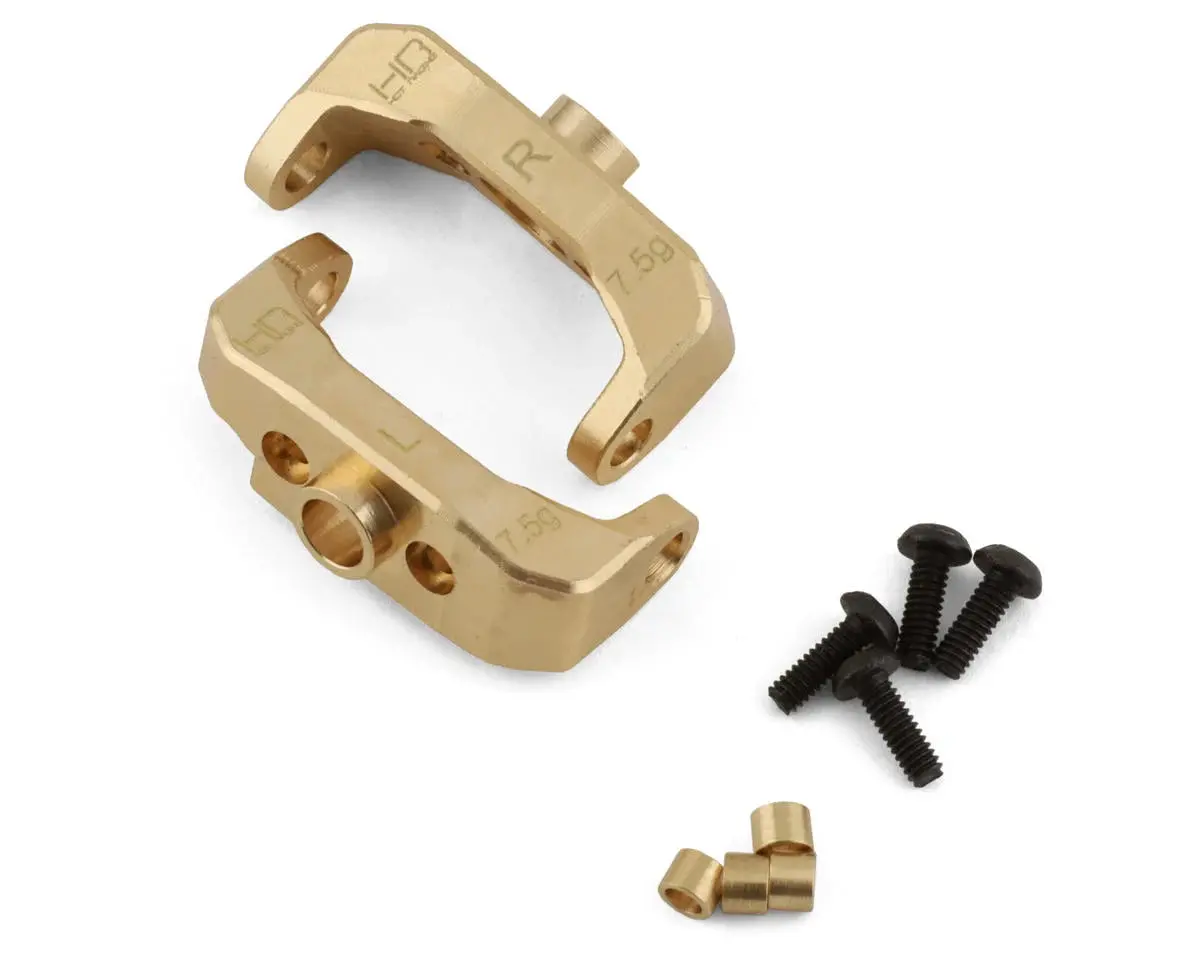 Hot Racing Brass C-Hubs For Traxxas Trx-4M (2) (7.5G) 1