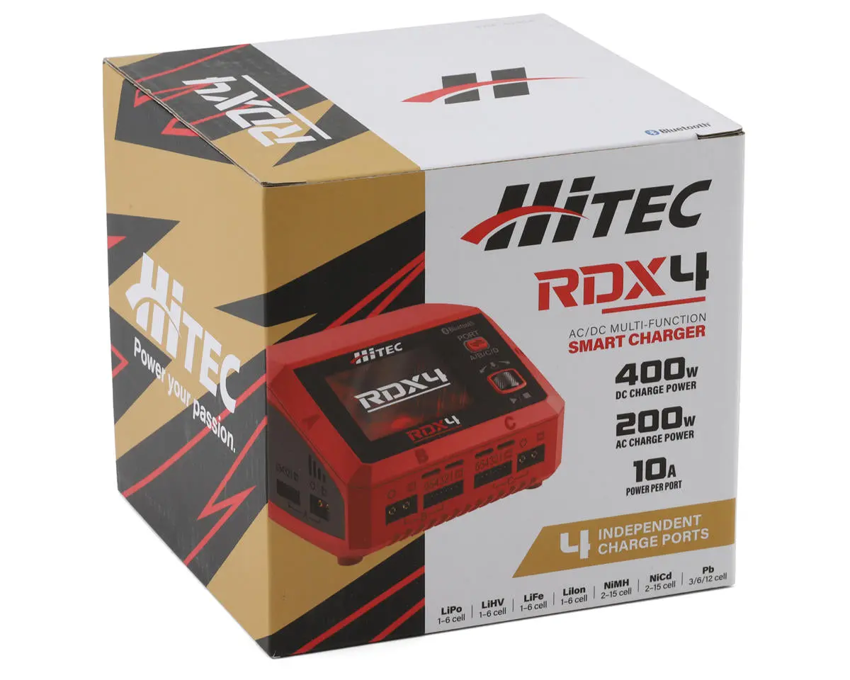 Rdx4 Quad Smart Lipo Battery Balance Charger (6S/10A/Ac-200W/Dc-400W) 2