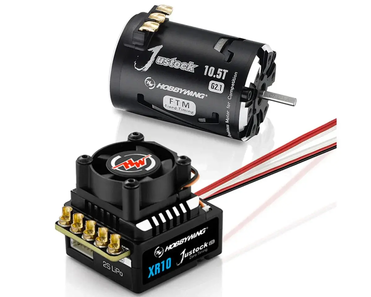 13.5 T Xr10 Justock G3s Sensored Brushless Esc/Sd G2.1 Motor Combo 1
