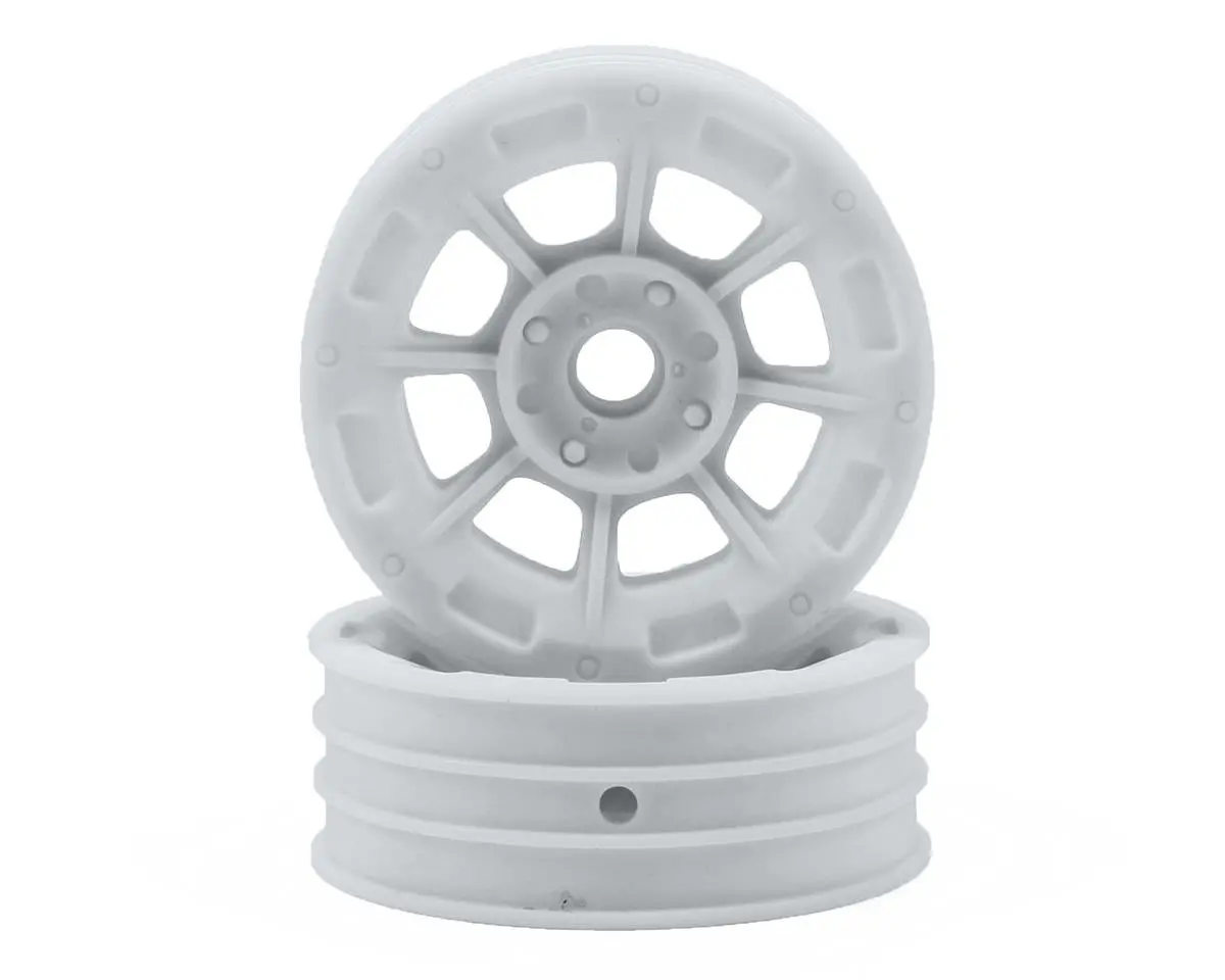 Hazard 1.9" Rc10 Front Wheel (White) (2) 1