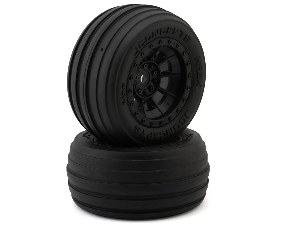 Hawk Pre-Mounted Sand Front Truck Tires W/Hazard Wheel (Platinum) (Black) (2) 1