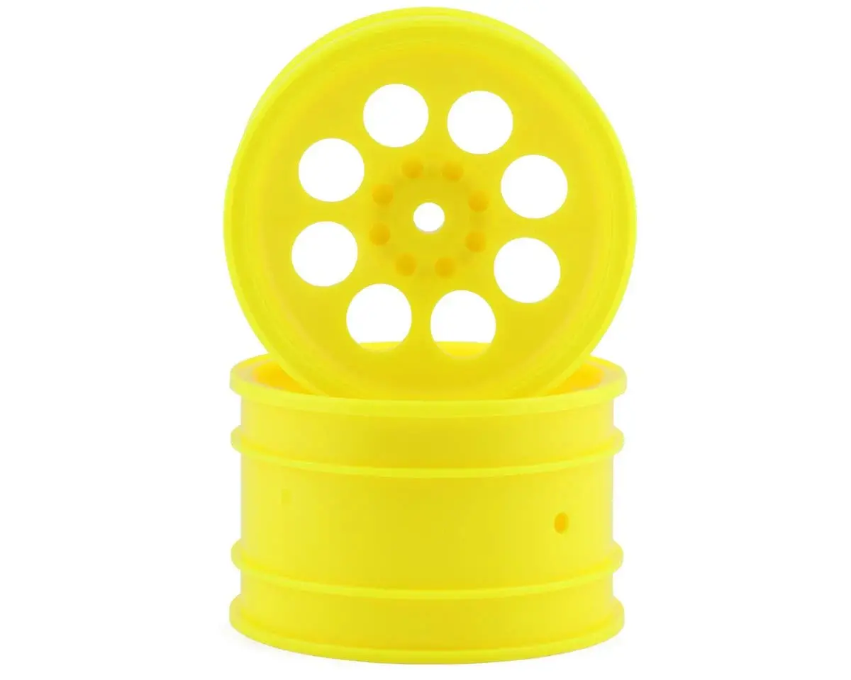 Kyosho Optima 8 Hole Wheels (Yellow) (2) 1