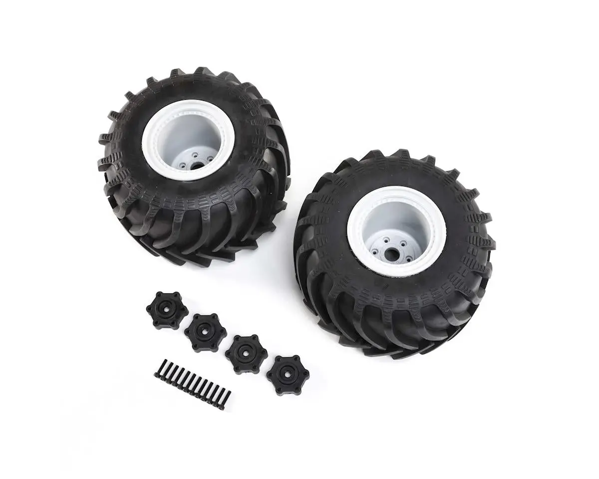 Losi Lmt Pre-Mounted Monster Truck Tires (2) 1