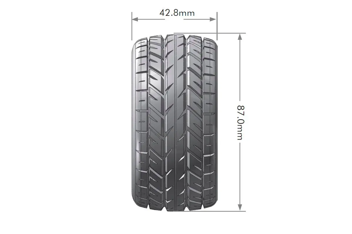St-Rocket 1/16 Stadium Truck Tires, 12Mm Hex, Soft, Mounted On Black Spoke Rim, Front/Rear (2) 2