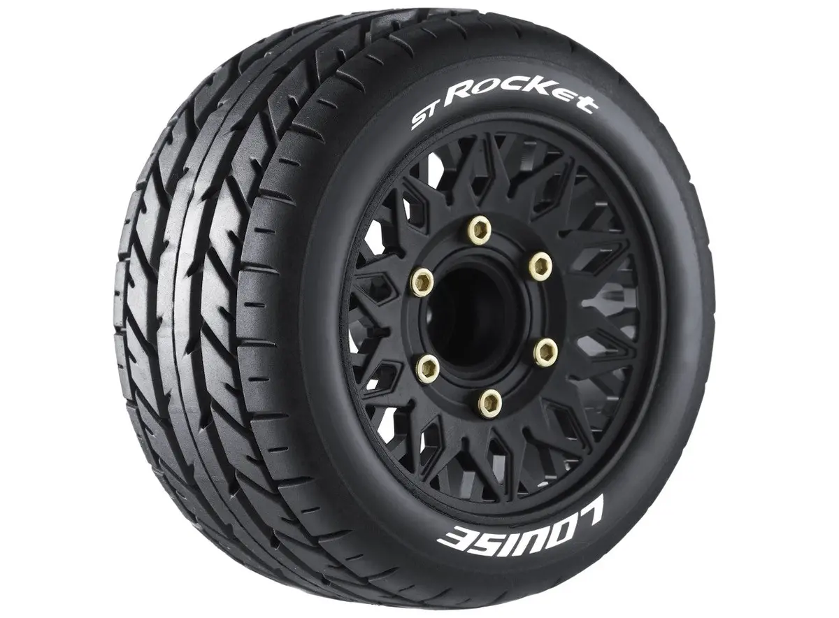St-Rocket Soft 1/10 Stadium Truck, 0 & 1/2" Offset, 12, 14, 17Mm Removable Hex Wheels 1