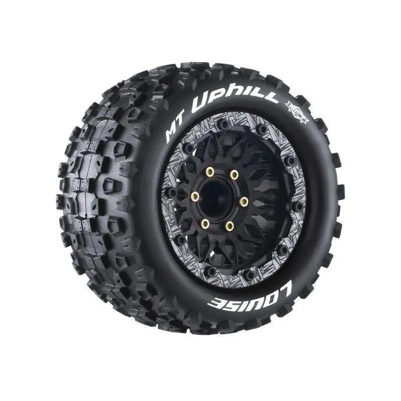 Mft Mt-Uphill Soft 1/10 Monster Truck Tires, 12, 14, 17Mm Removable Hex, Fits Traxxas Maxx 1