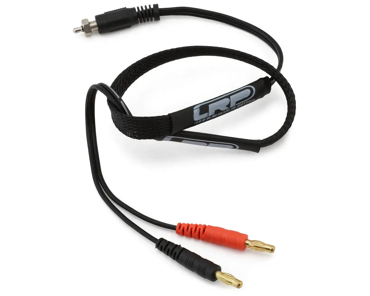 Lrp Universal Charging Lead (500Mm) (4Mm To Glow Plug Igniter) 1