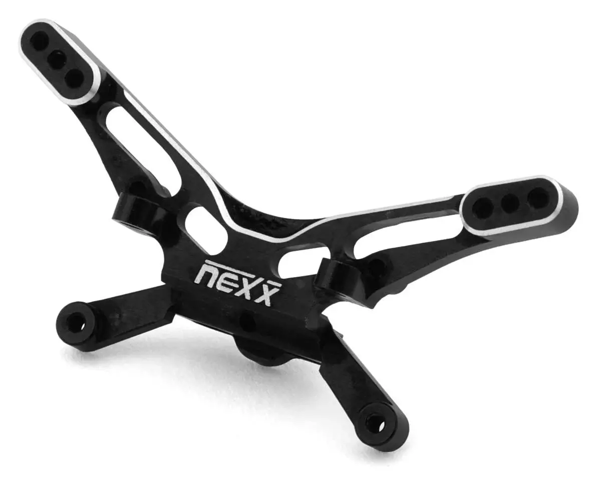 Nexx Racing Losi Micro-B 7075 Aluminium Rear Shock Tower (Black) 1