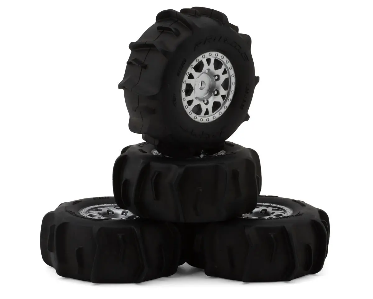 Pro-Line Mojave Grom Dumont Pre-Mounted Tires (Silver) (4) W/12Mm Hex 1