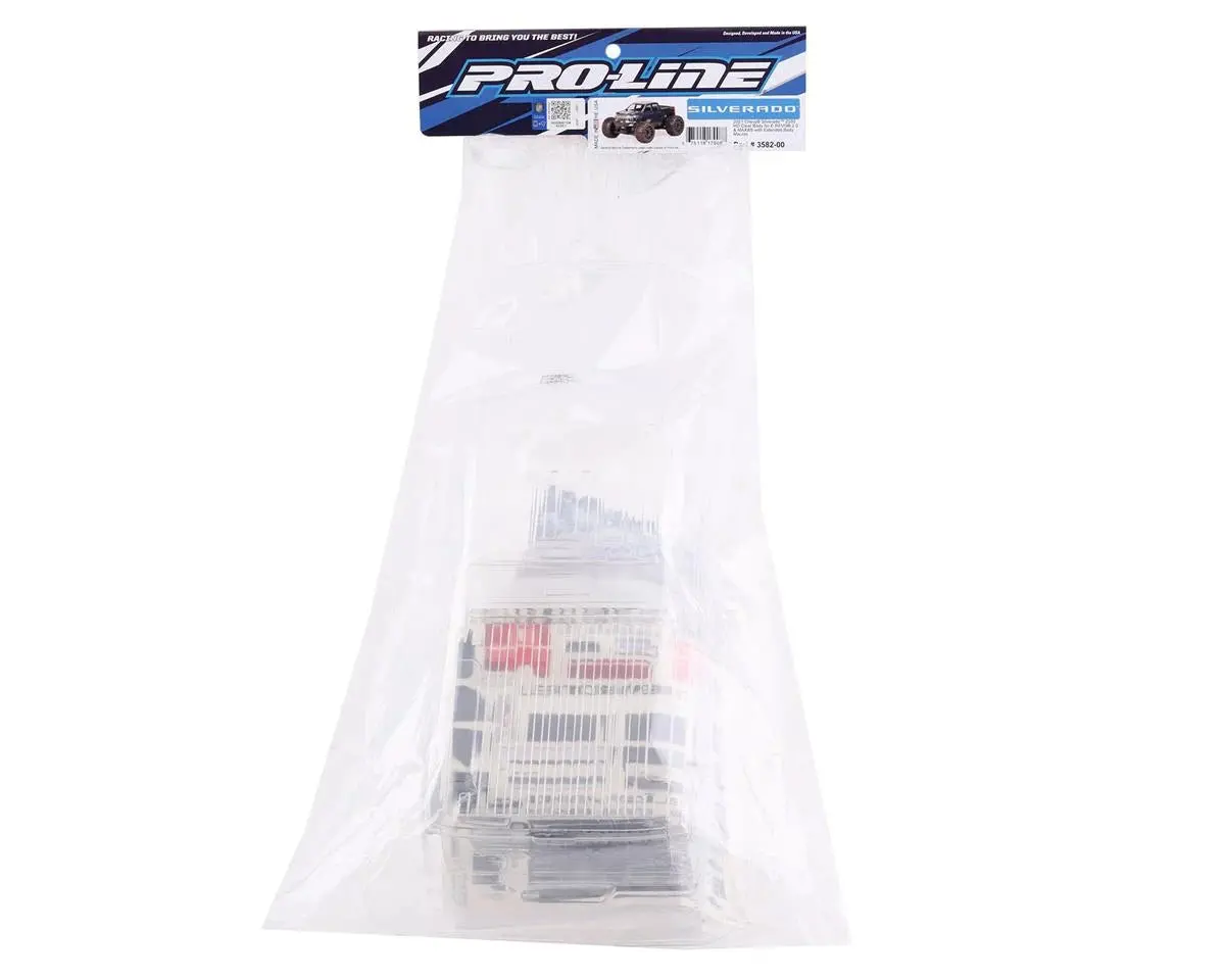 2021 Chevy Silverado 2500 Hd Monster Truck Body (Clear) For Traxxas Maxx 2