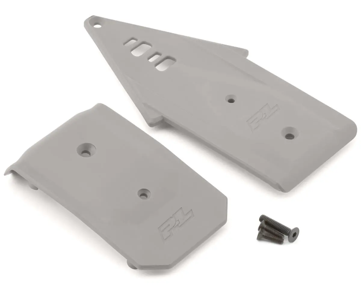 Arrma 3S Bash Armor Skid Plates (Grey) (Front/Rear) 1