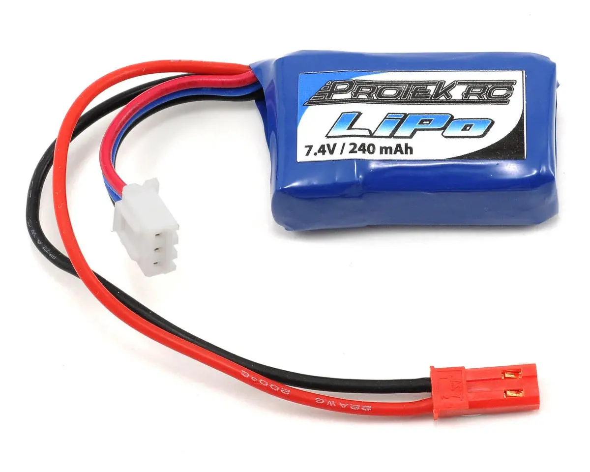 Protek Rc 2S High Power 30C Micro Lipo Battery (7.4V/240Mah) W/Jst Connector 1