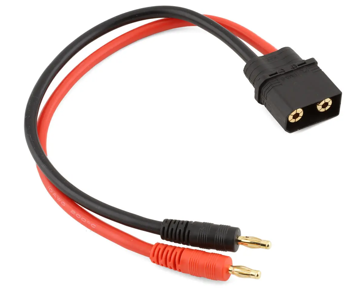 Heavy Duty Qs8 Charge Lead (Male Qs8 To 4Mm Banana Plug) 1