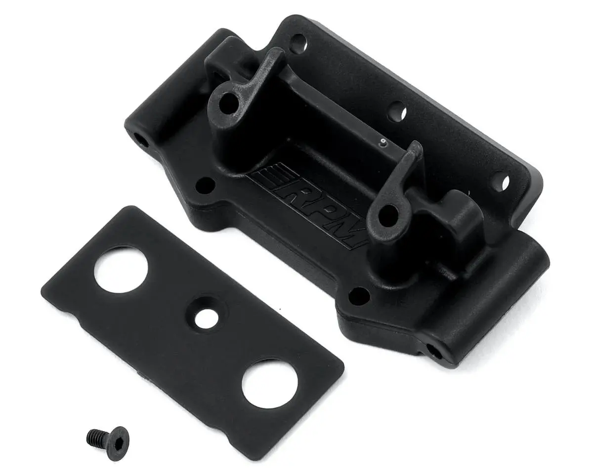 Rpm Front Bulkhead For Traxxas 2Wd (Black) 1