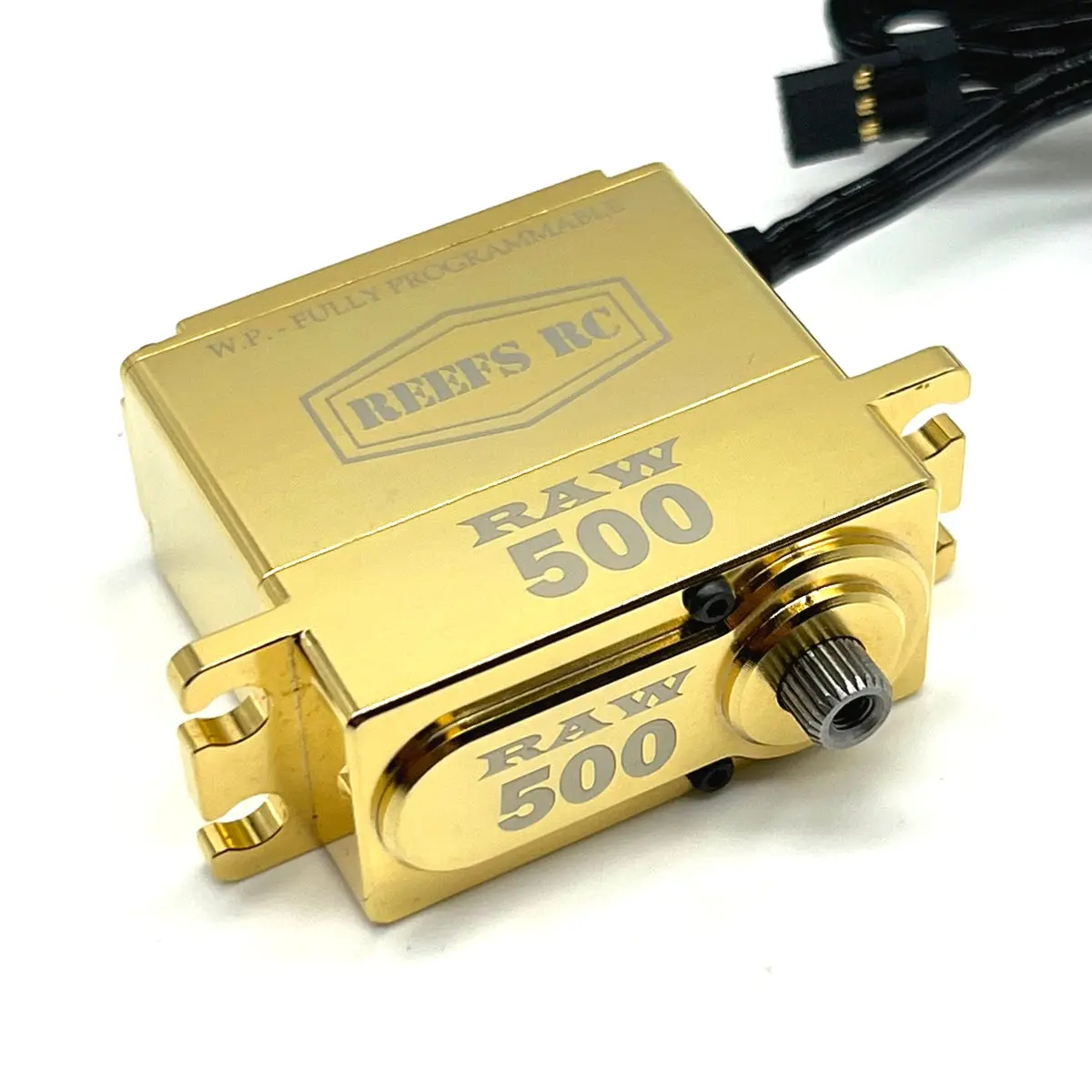 Raw500 Brass Edition, High Torque, High Speed, Programmable, Brushless Servo (565/.08) 1