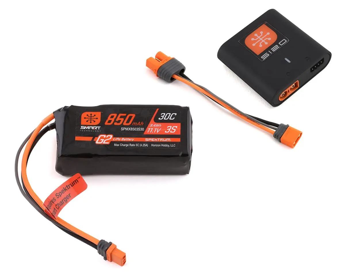 Spektrum Rc Smart G2 Powerstage Air Bundle W/3S Smart Lipo Battery (11.1V/850Mah) 1