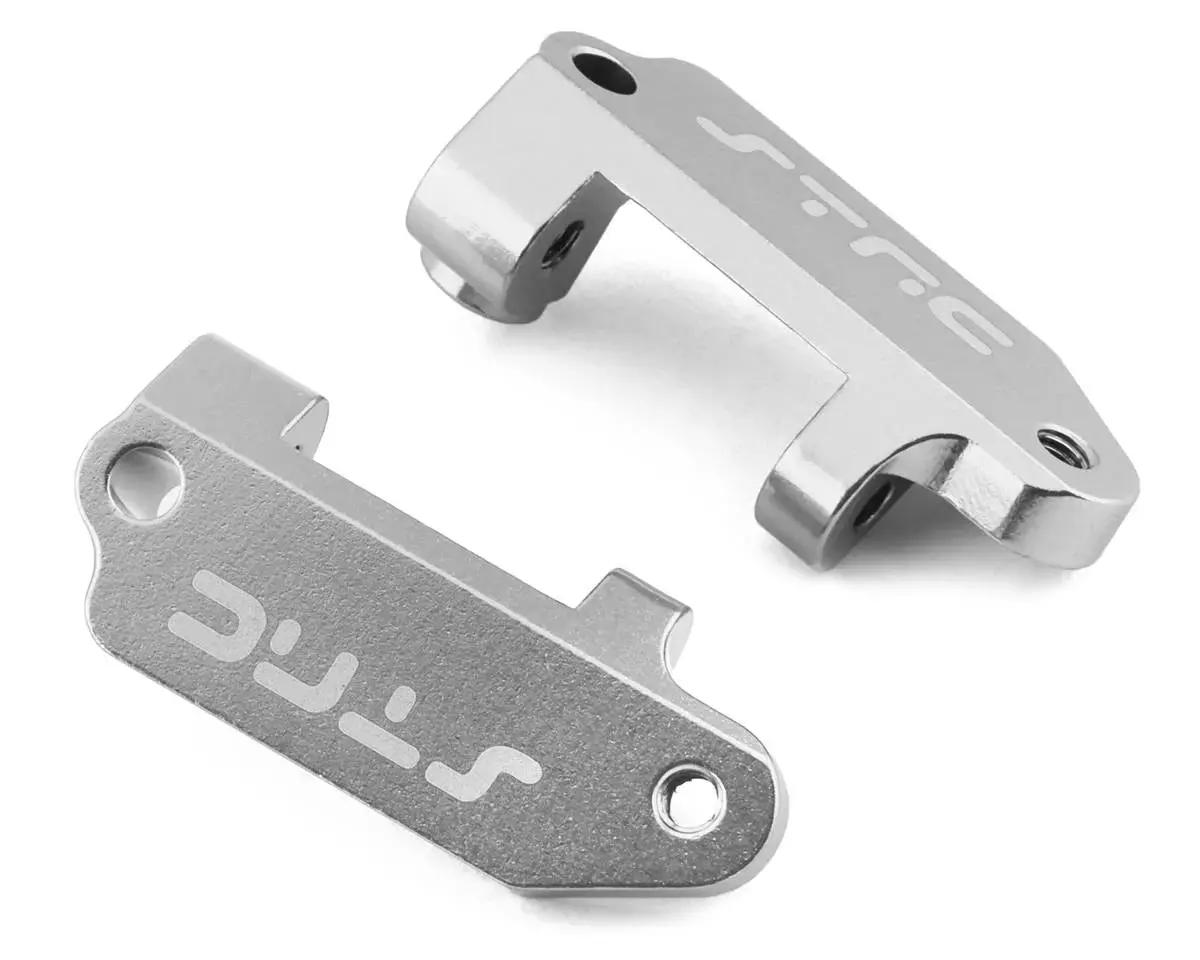 Aluminum Caster Blocks For Traxxas Drag Slash (2) (Silver) 1