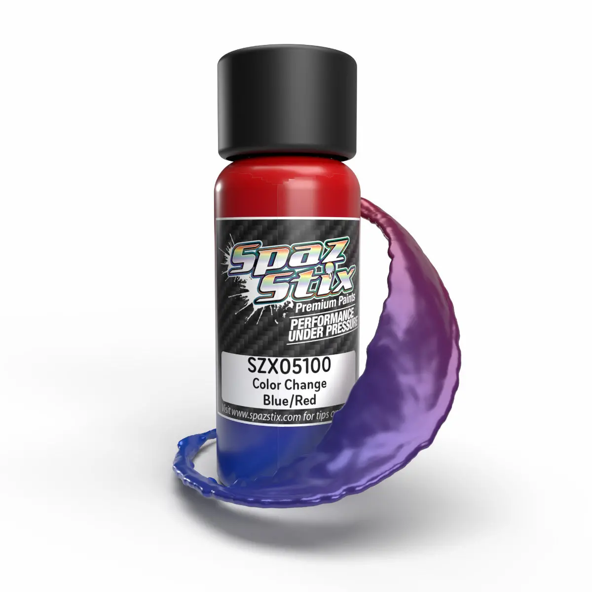 Color Change Airbrush Paint, Blue/Red, 2Oz Bottle 1