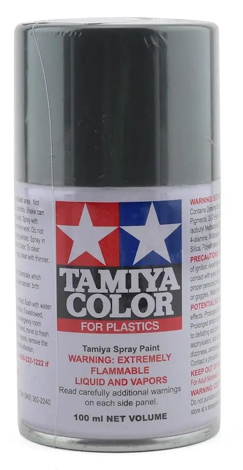 Ts-100 Semi-Gloss Bright Gun Metal Lacquer Spray Paint (100Ml) 1