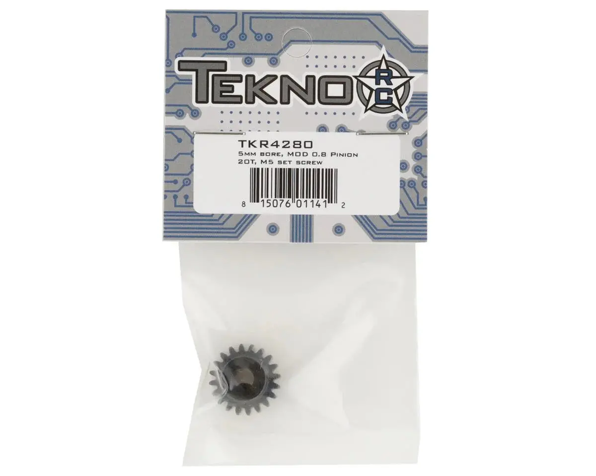Tekno Rc Steel Mod 0.8 (32P) Pinion Gear W/5Mm Bore 20 Tooth 2