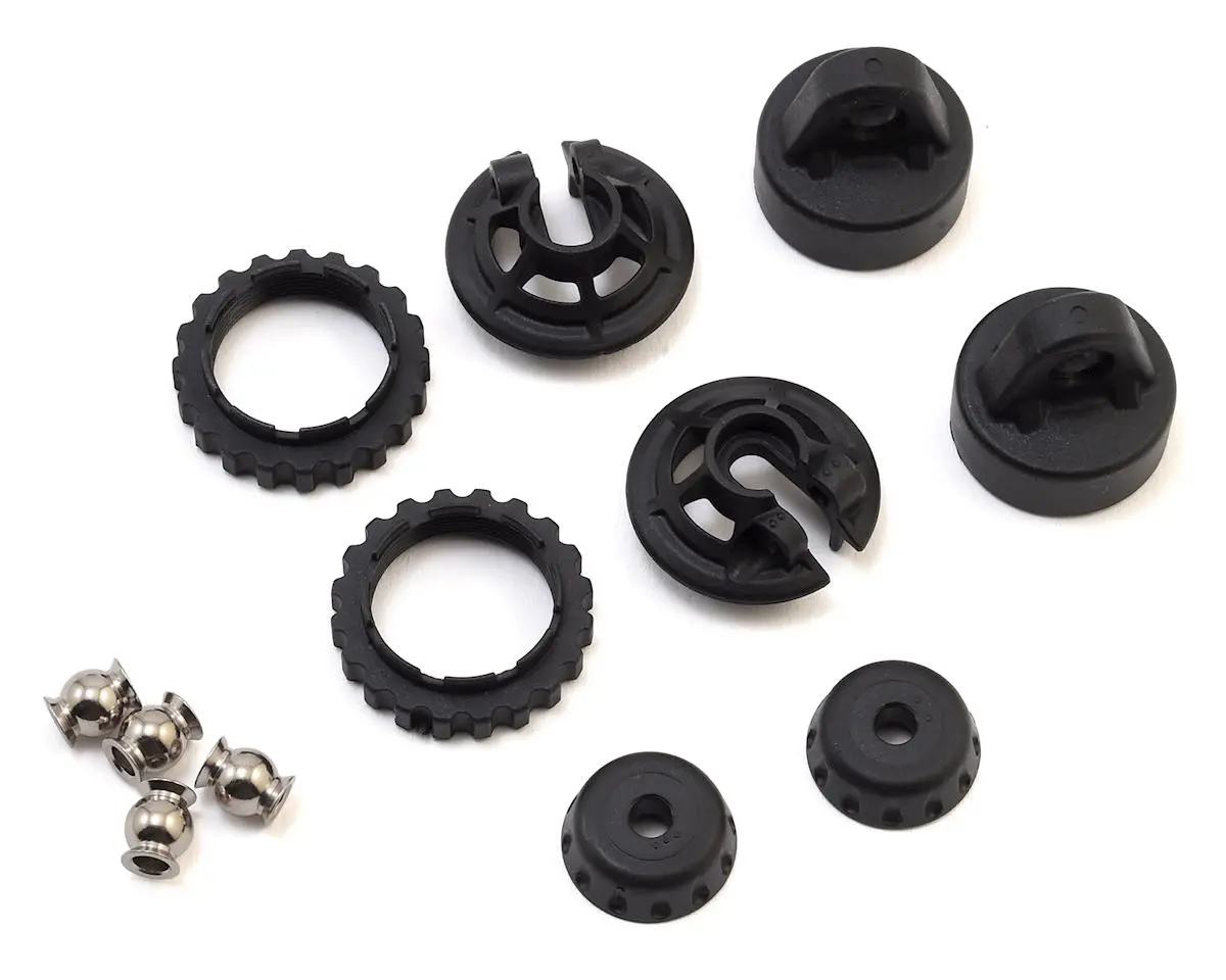 Udr/Slash Mod Gtr Shock Cap & Spring Retainer Set 1