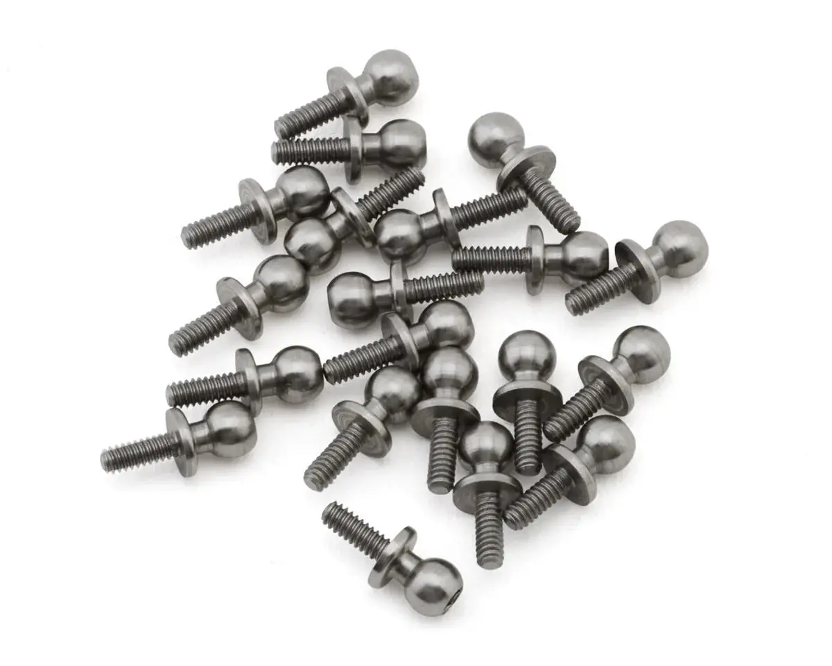 Stainless Steel Ball Studs W/Hex Drive For Losi® Micro-B™ & Micro-T™ (20) 1