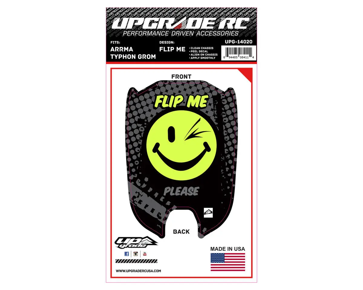 Upgrade Rc Chassis Protector For Arrma™ Typhon Grom (Flip Me) (1) 1