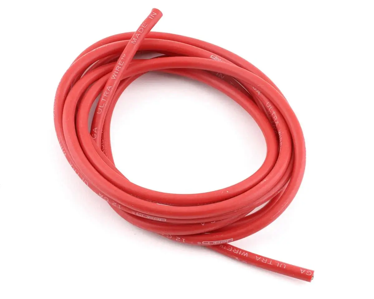 Deans Ultra Wire (Red) (6') (12Awg) 1