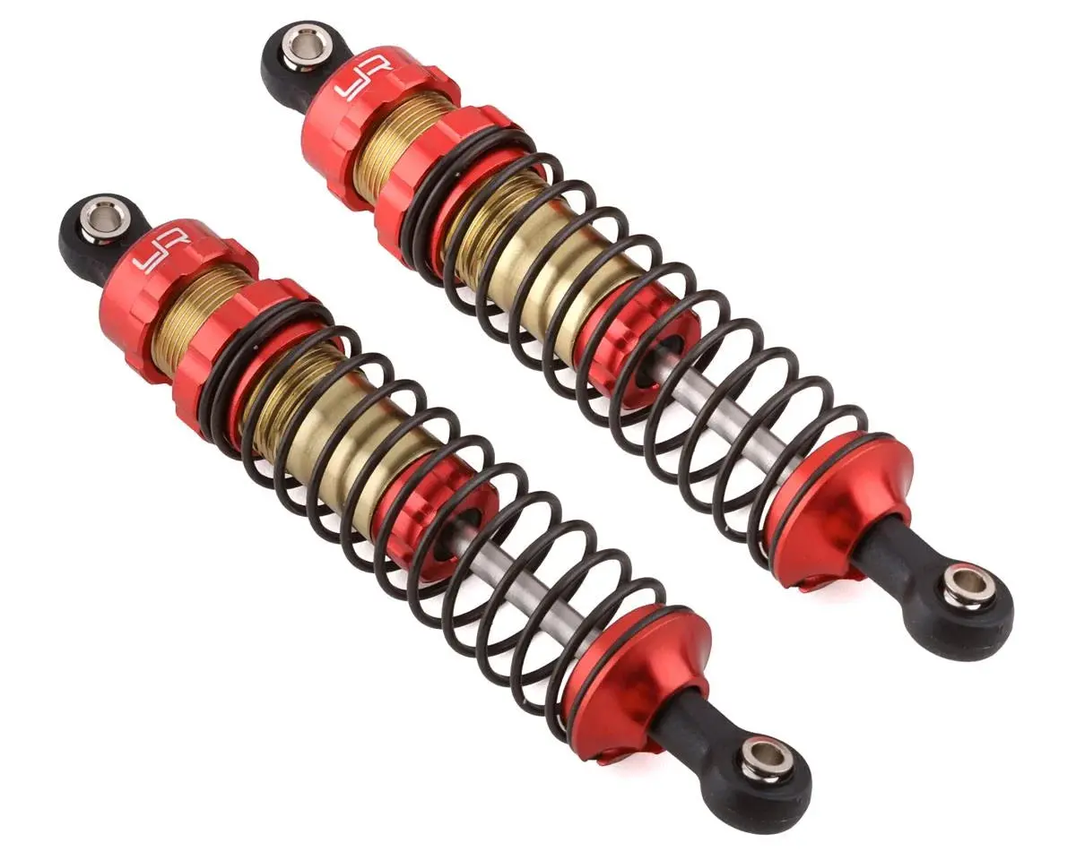 Yeah Racing 90Mm Aluminum Tr-Xb Big Bore Shocks (Red) (2) 1