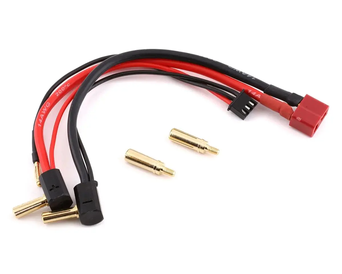 2S Lipo Battery Wire W/T-Style Connector & 4/5Mm Bullets 1